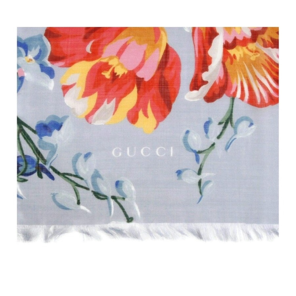 Gucci floral josephine shawl scarf silk 120x120 - Picture 3 of 10